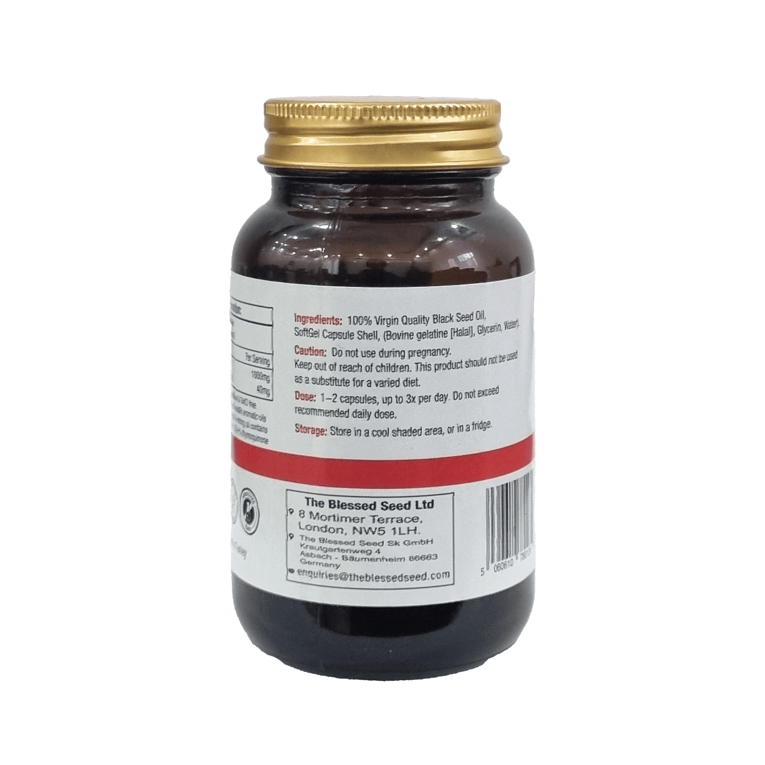 STRONG Black Seed Oil Capsules - 90 x 500mg - Image 3