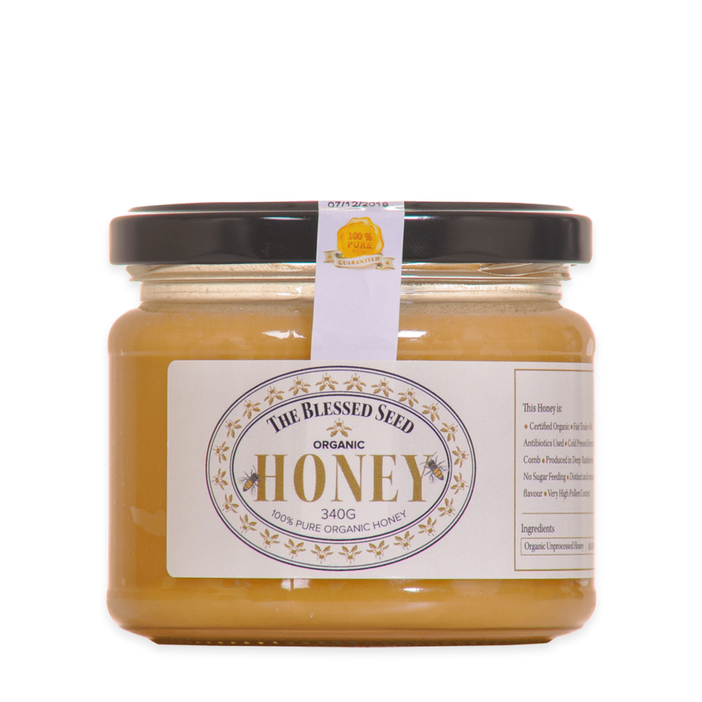 Organic Zambian Forest Honey (Set) 340g BBE10/24 The Blessed Seed
