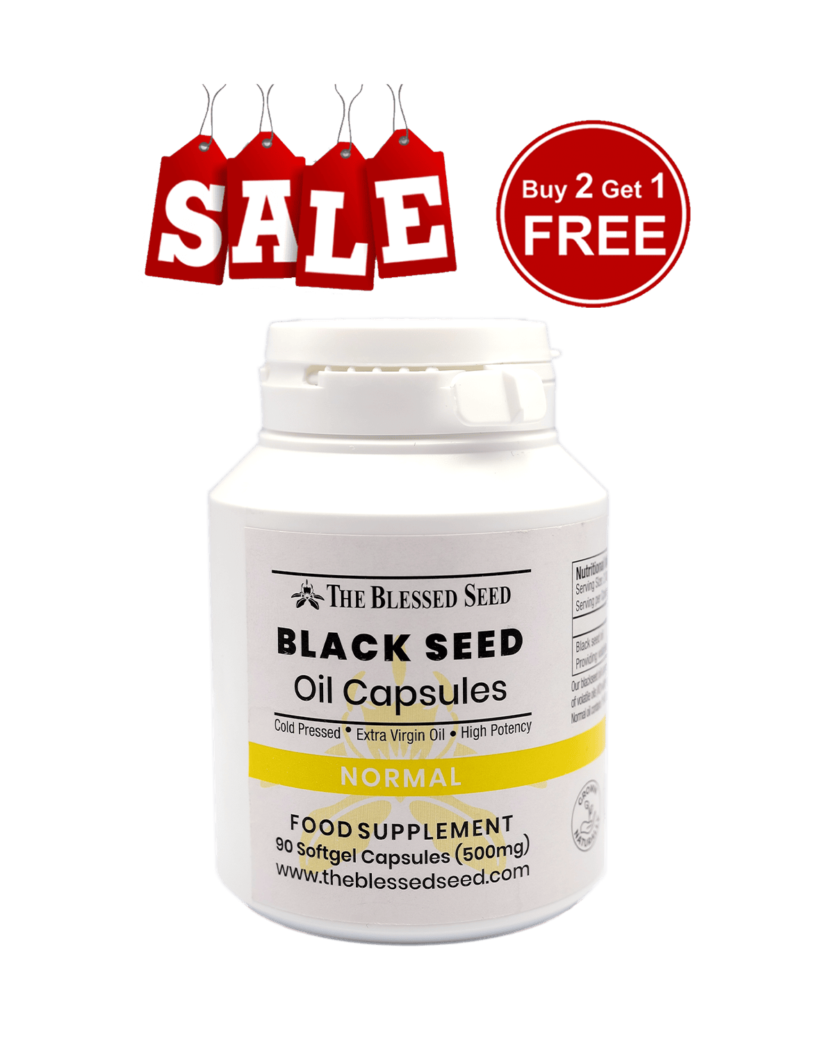 Buy MILD Black Seed Oil Capsules (60 x 500mg) Online Get 9 Off