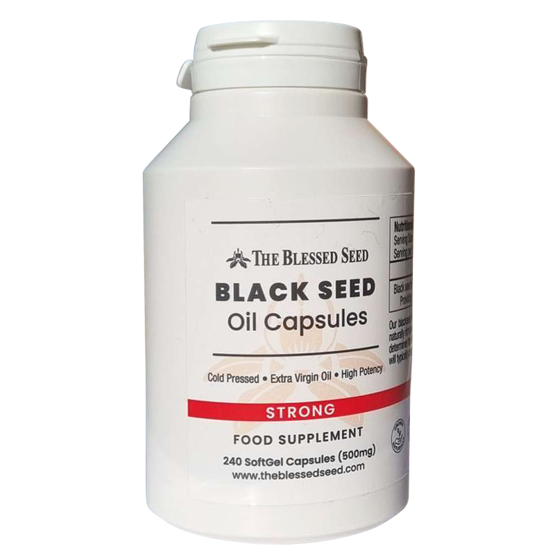 Strong Black Seed Oil Capsules 90 x 500mg For Sale | Mess-free