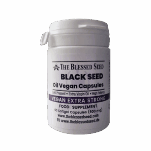 Vegan Extra Strong Black Seed Oil Capsules - 60 x 500mg