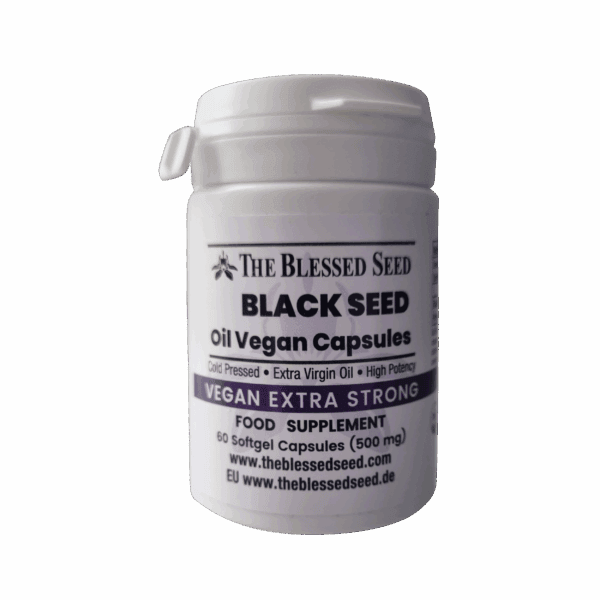 Vegan Extra Strong Black Seed Oil Capsules - 60 x 500mg